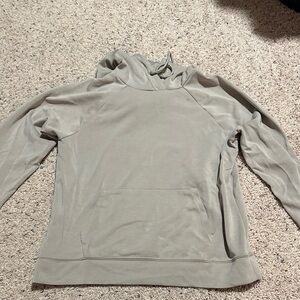 Hooded Pullover Sweater - Light Taupe